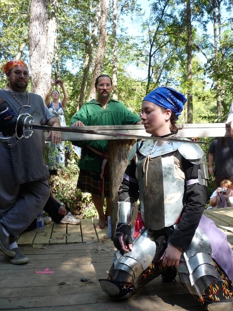 The Knighting of Sir Flare at Bridge Wars in the Rising Winds 2008