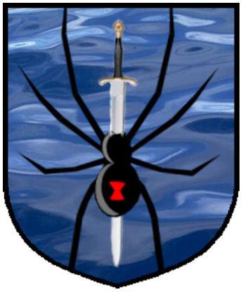 Heraldry for the chapter of Black Widow Lake