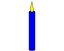 Candle stylised blue.png