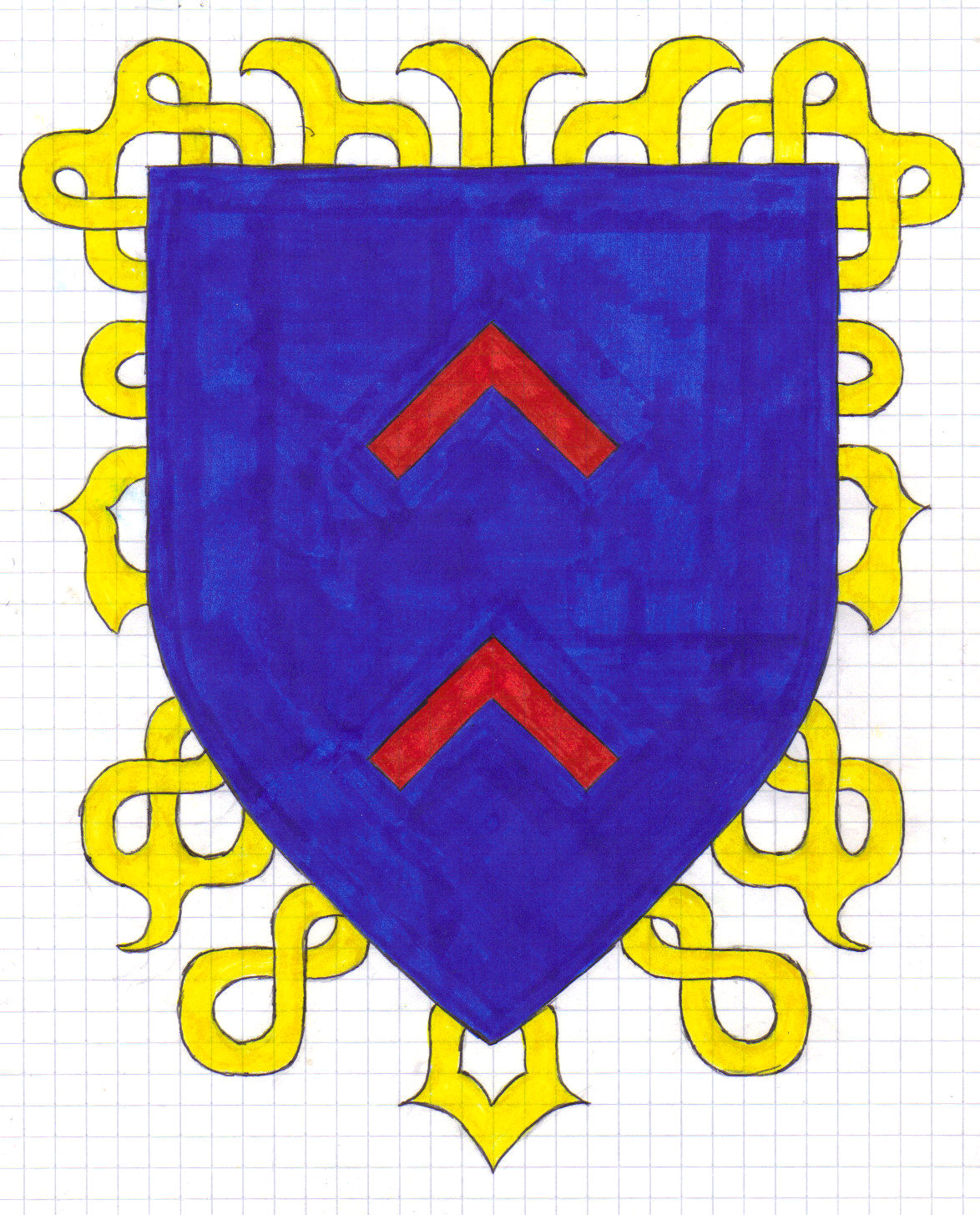 Heraldry for the chapter of Falling Waters, Made by ????